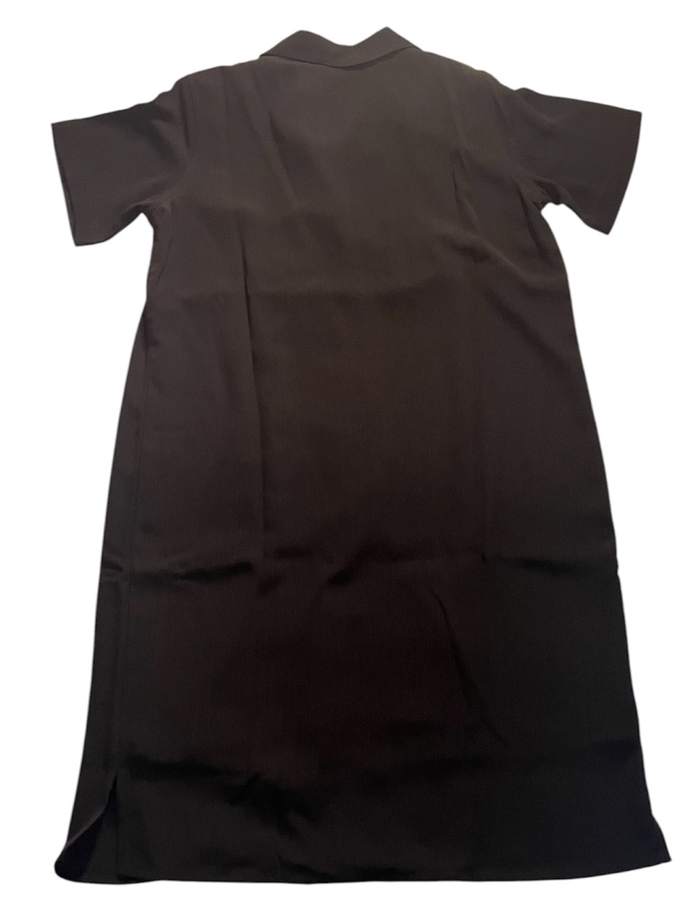 NWT Vintage L.L. Bean | Traveler Shirt Dress Button Front Tie Utility Black - Picture 3 of 9